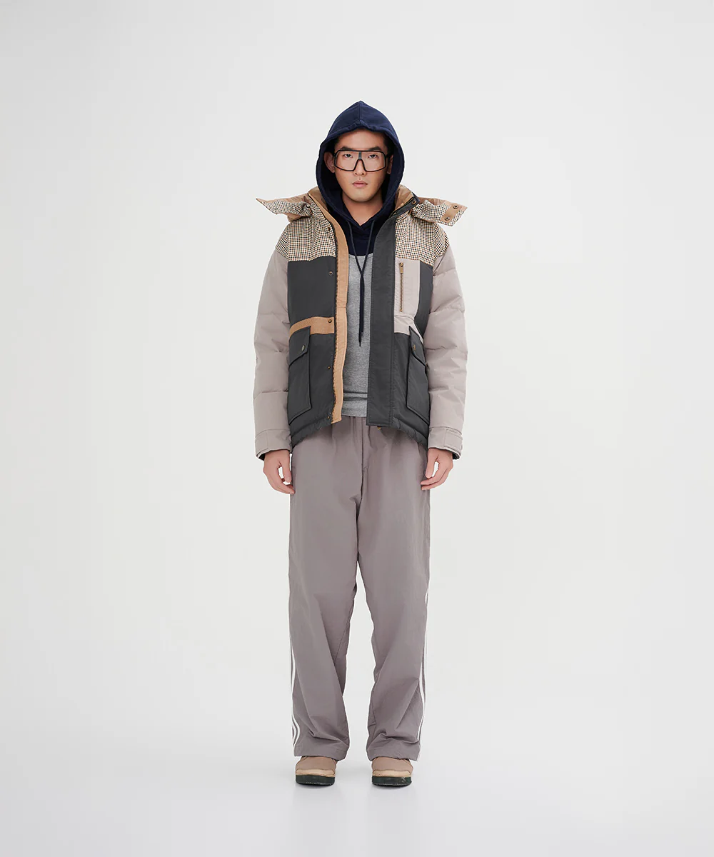 Men's Color Blocking Down Jacket - Image 2