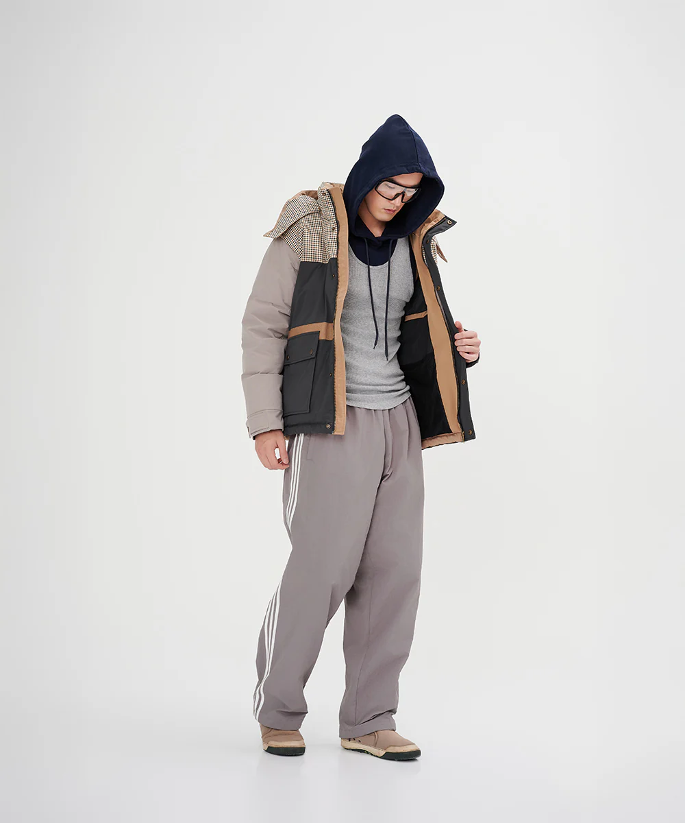 Men's Color Blocking Down Jacket - Image 5