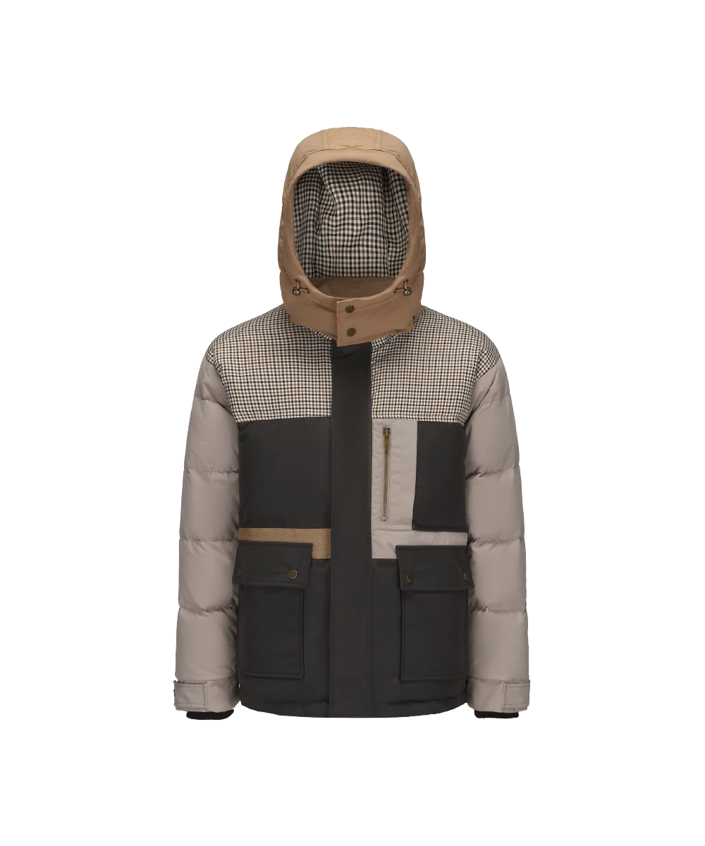 Men's Color Blocking Down Jacket - Image 6