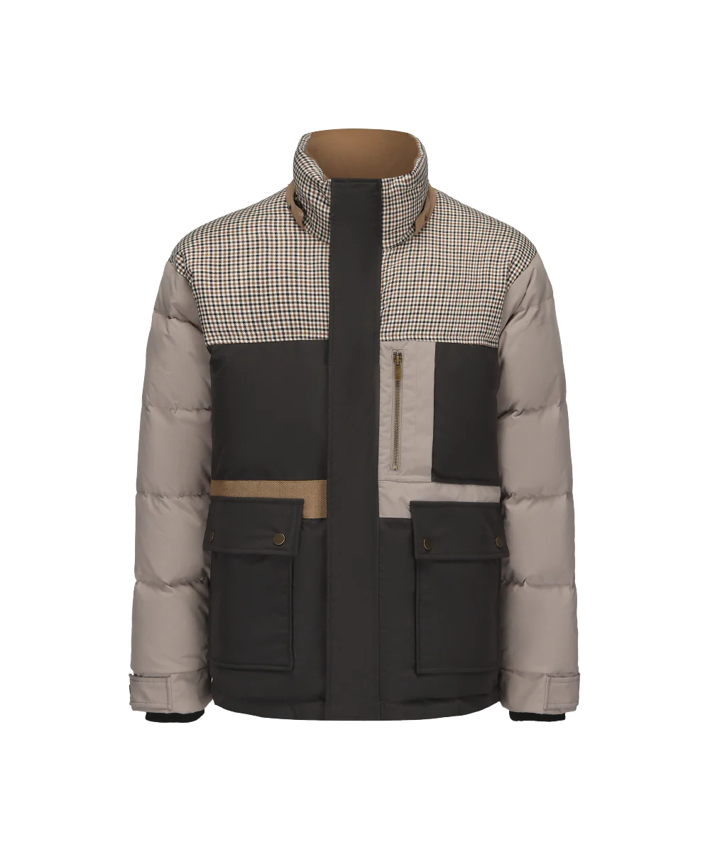 Men's Color Blocking Down Jacket - Image 7