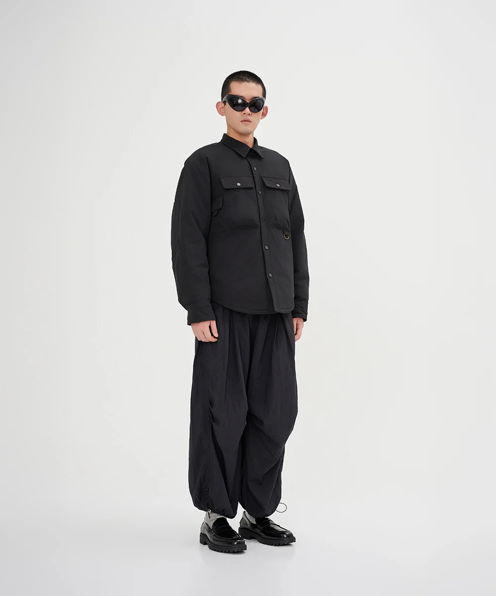 Men's Unique Fusion Shirt Down Jacket - Image 4