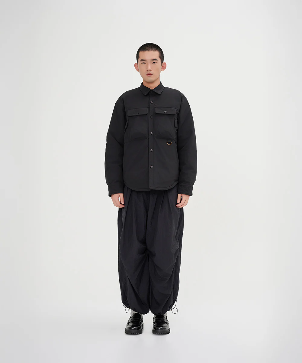 Men's Unique Fusion Shirt Down Jacket - Image 6