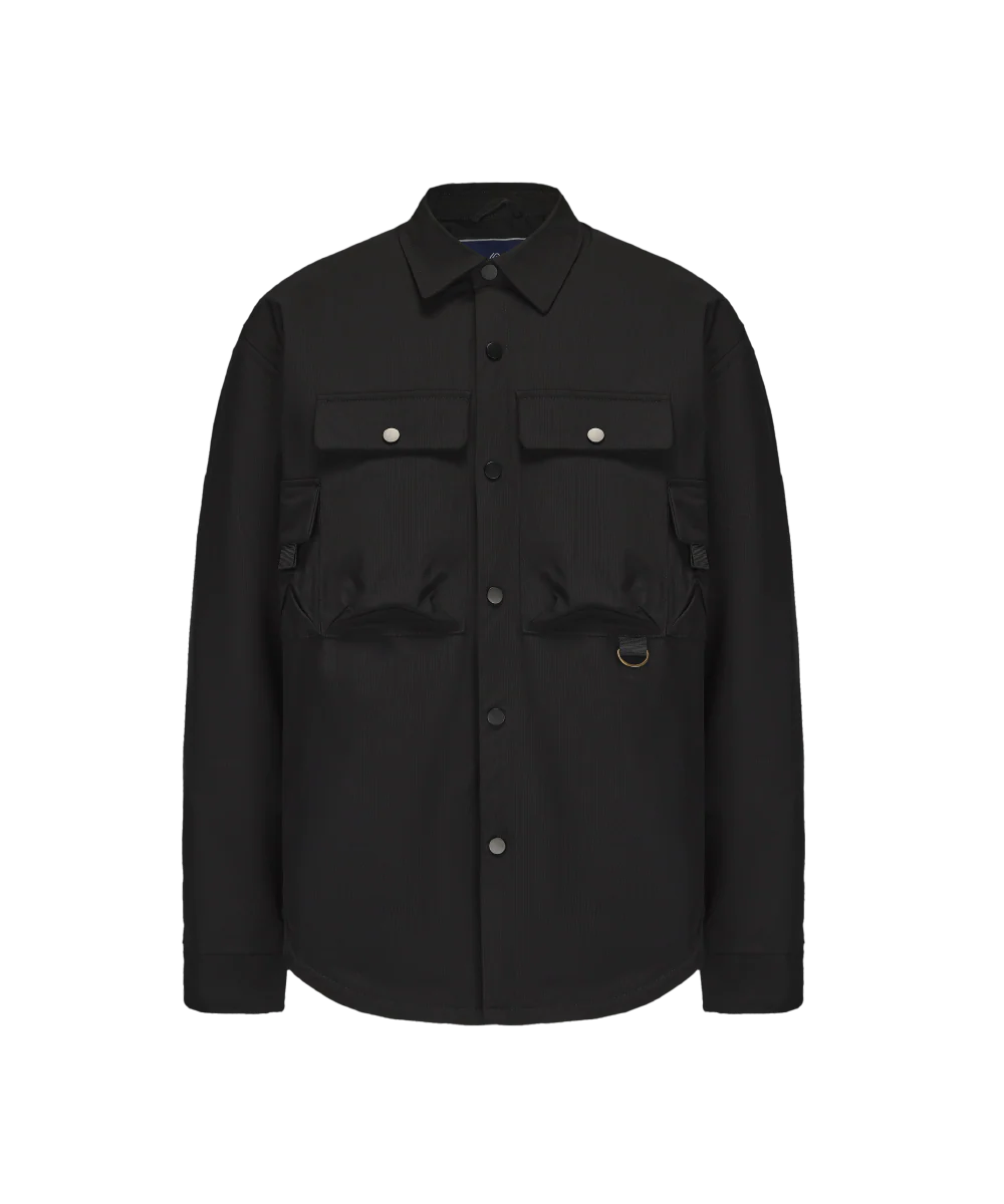 Men's Unique Fusion Shirt Down Jacket - Image 9
