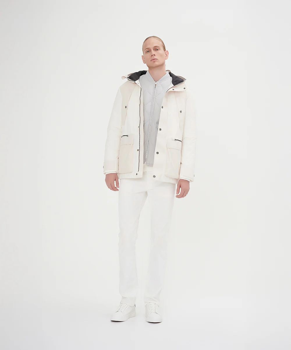 Men's Two Color Combination Down Jacket - Image 11