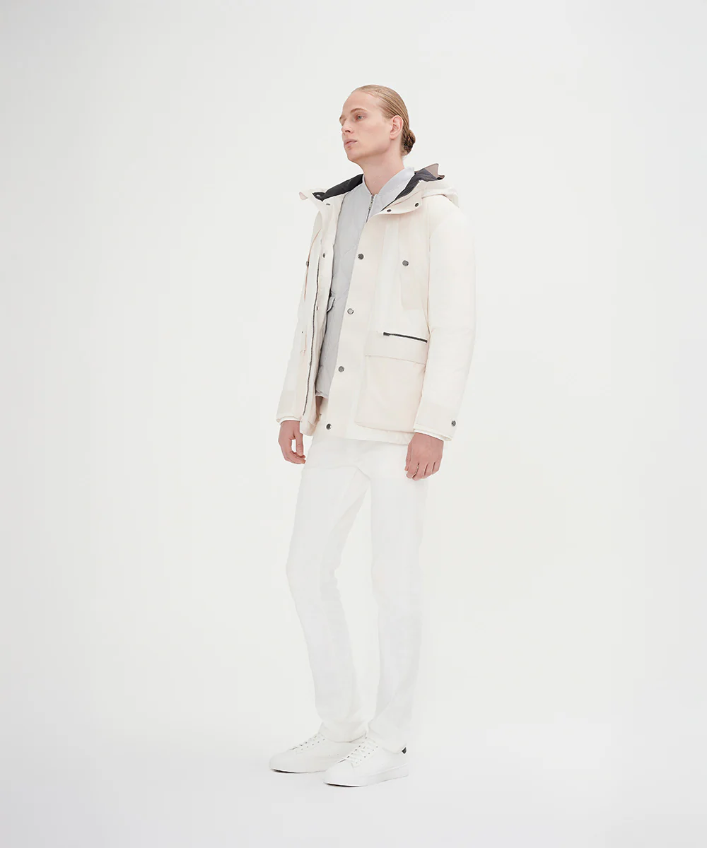 Men's Two Color Combination Down Jacket - Image 2