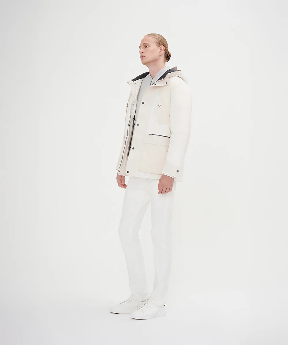 Men's Two Color Combination Down Jacket - Image 5