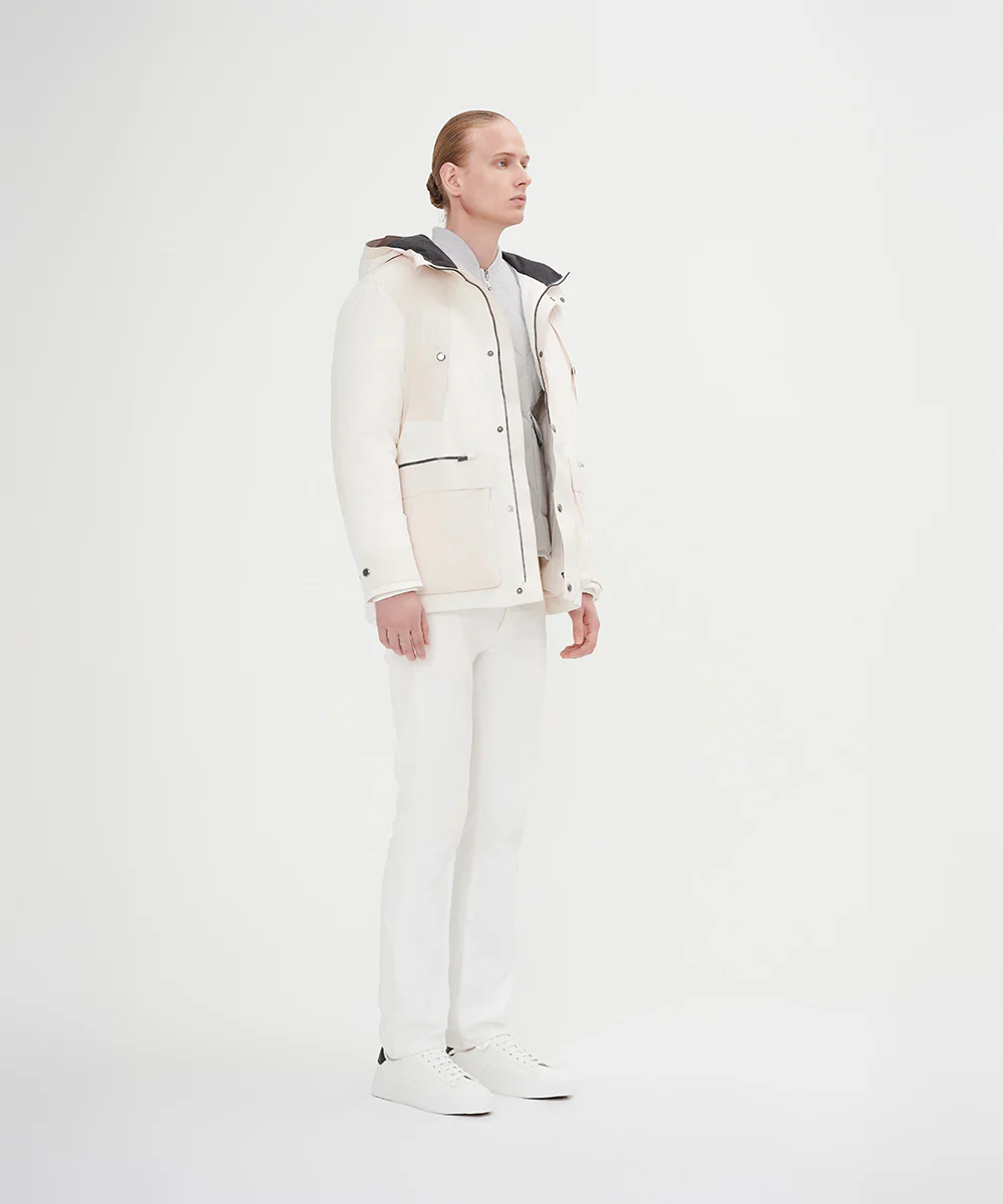 Men's Two Color Combination Down Jacket - Image 6