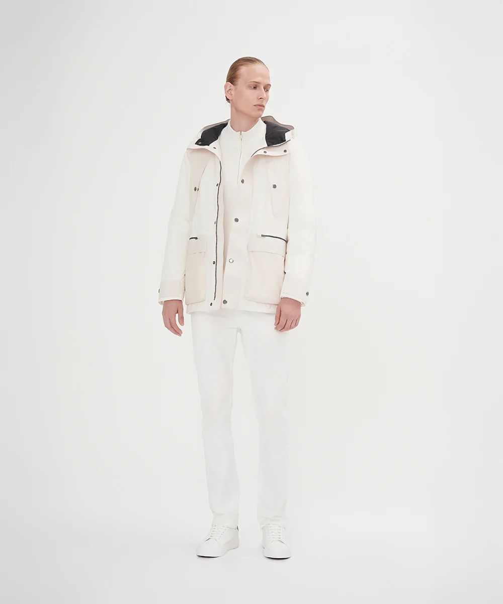 Men's Two Color Combination Down Jacket - Image 7