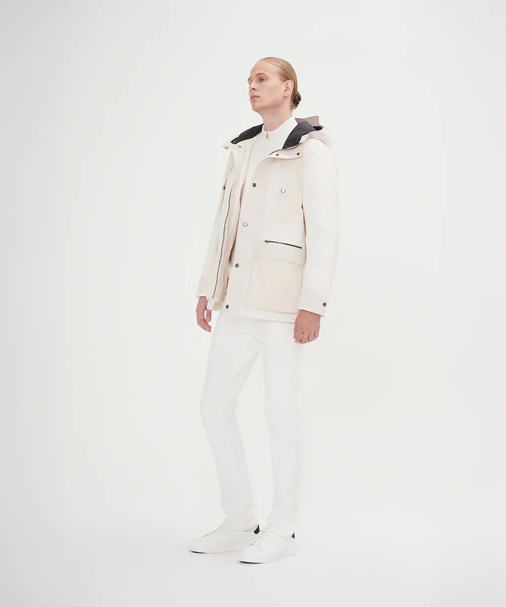Men's Two Color Combination Down Jacket - Image 8