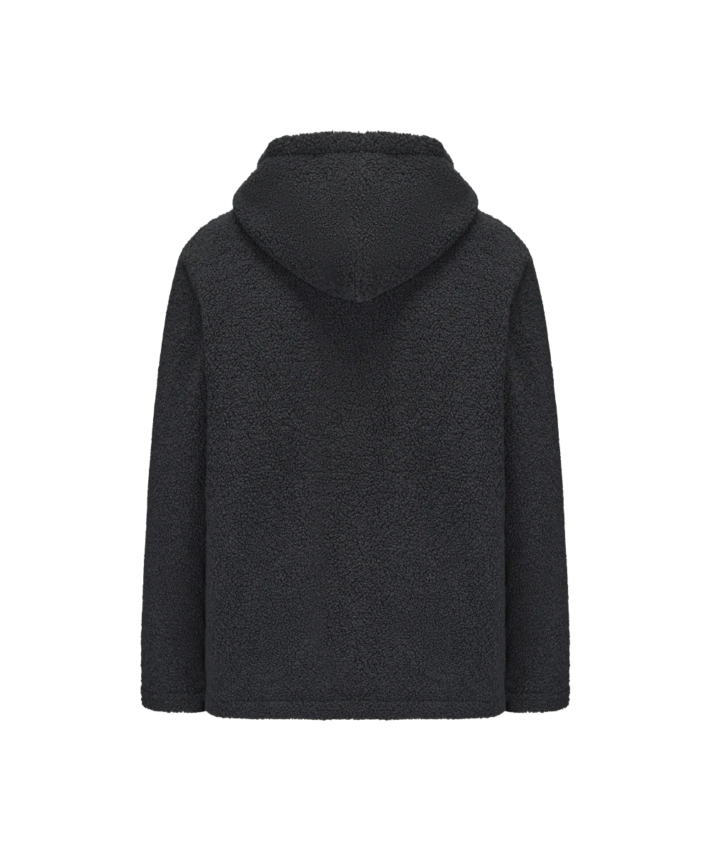 Men's Hoodie Sherpa Fleece Jacket - Image 2