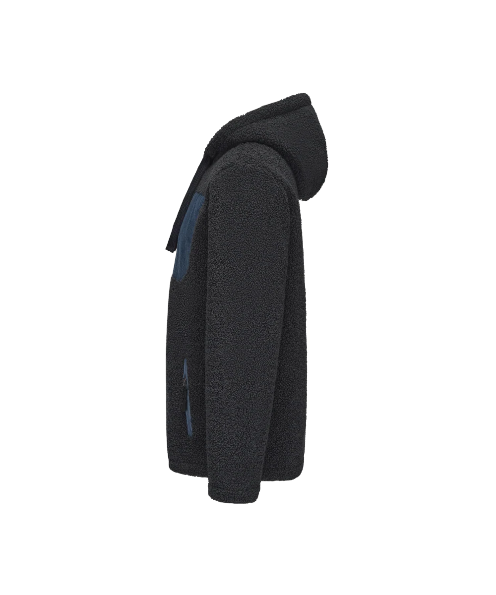 Men's Hoodie Sherpa Fleece Jacket - Image 3