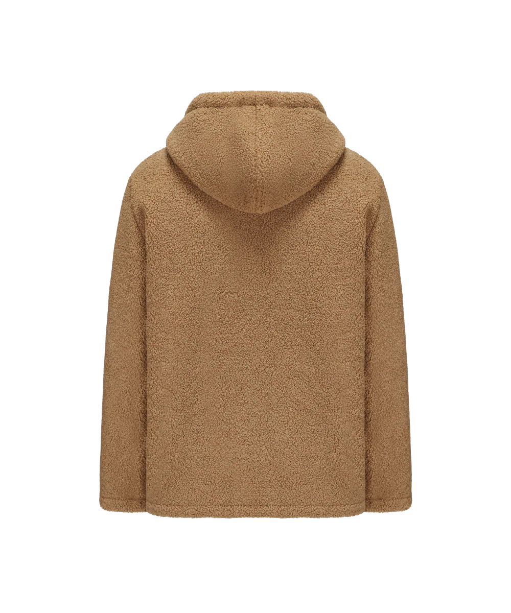 Men's Hoodie Sherpa Fleece Jacket - Image 5