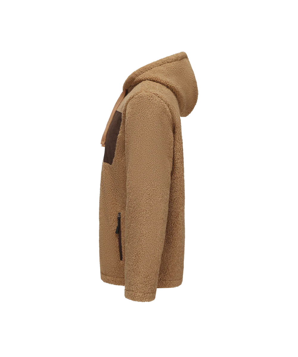 Men's Hoodie Sherpa Fleece Jacket - Image 6