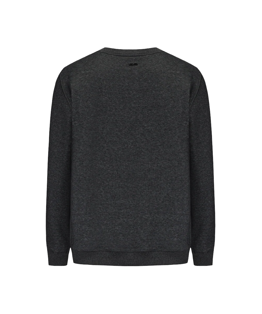 Men's Classic Crew Neck Fleece Pullover - Image 2