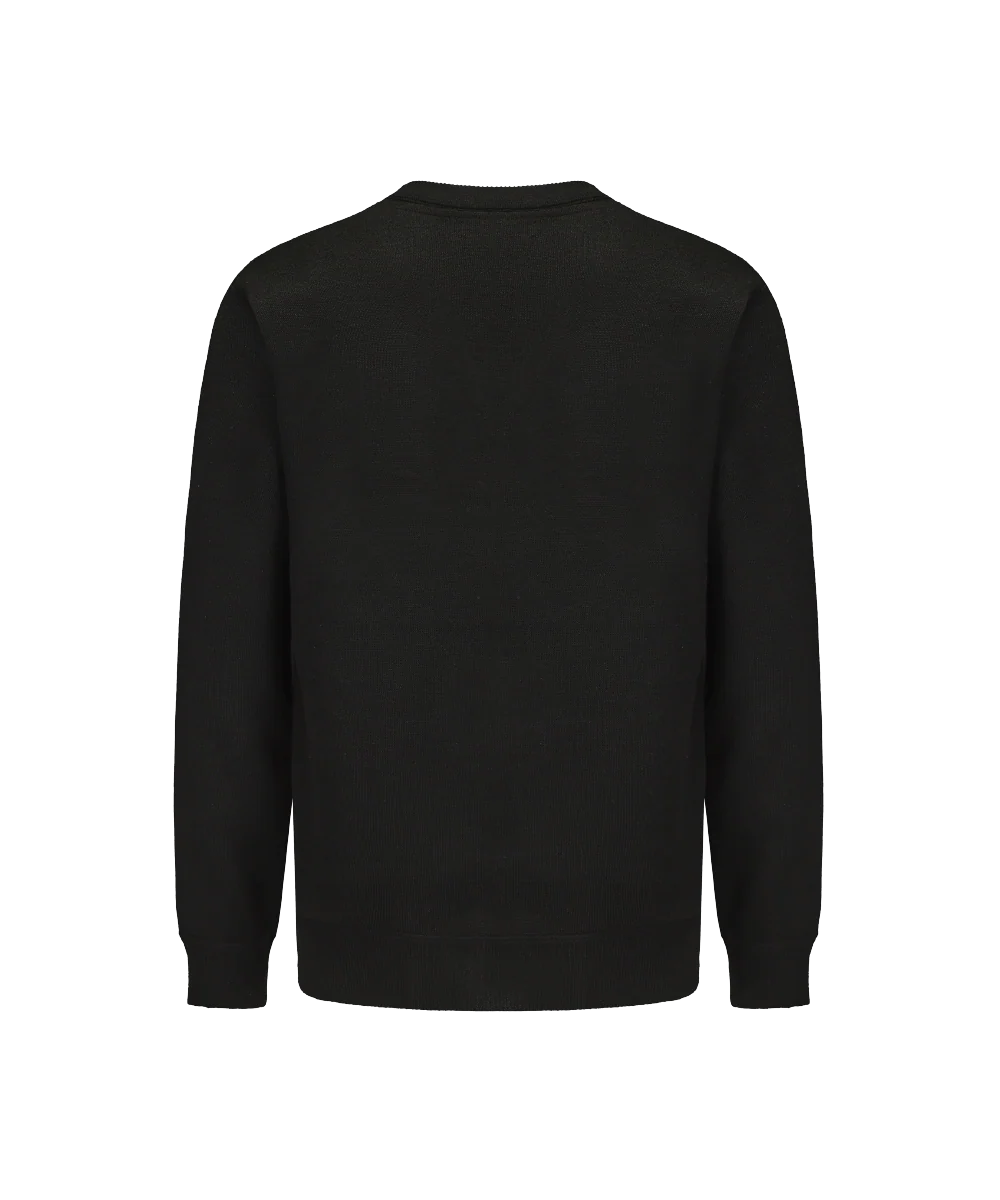 Men's V-neck Striped Knitted Sweater - Image 2