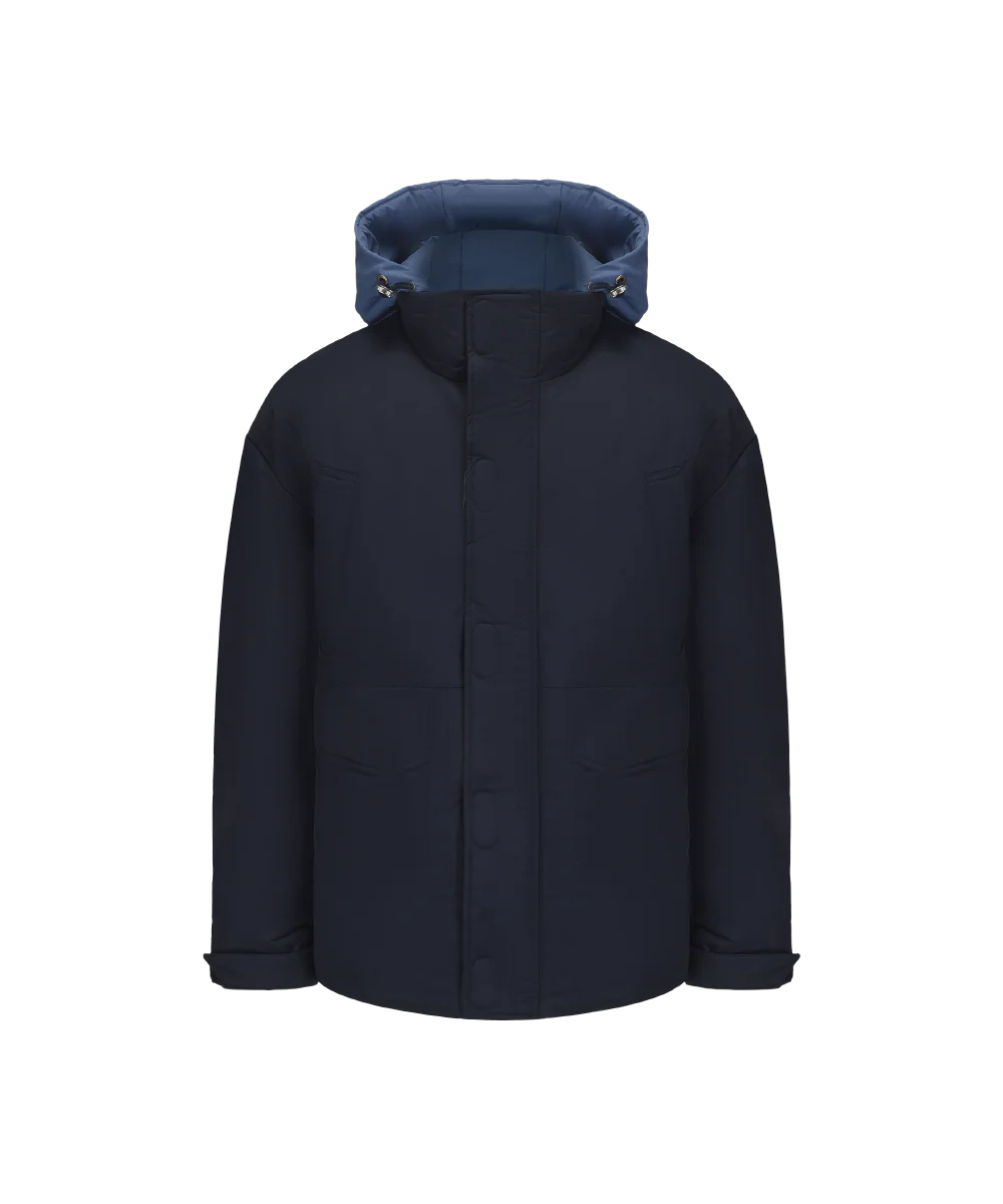 Men's Contrast Color Padded Jacket