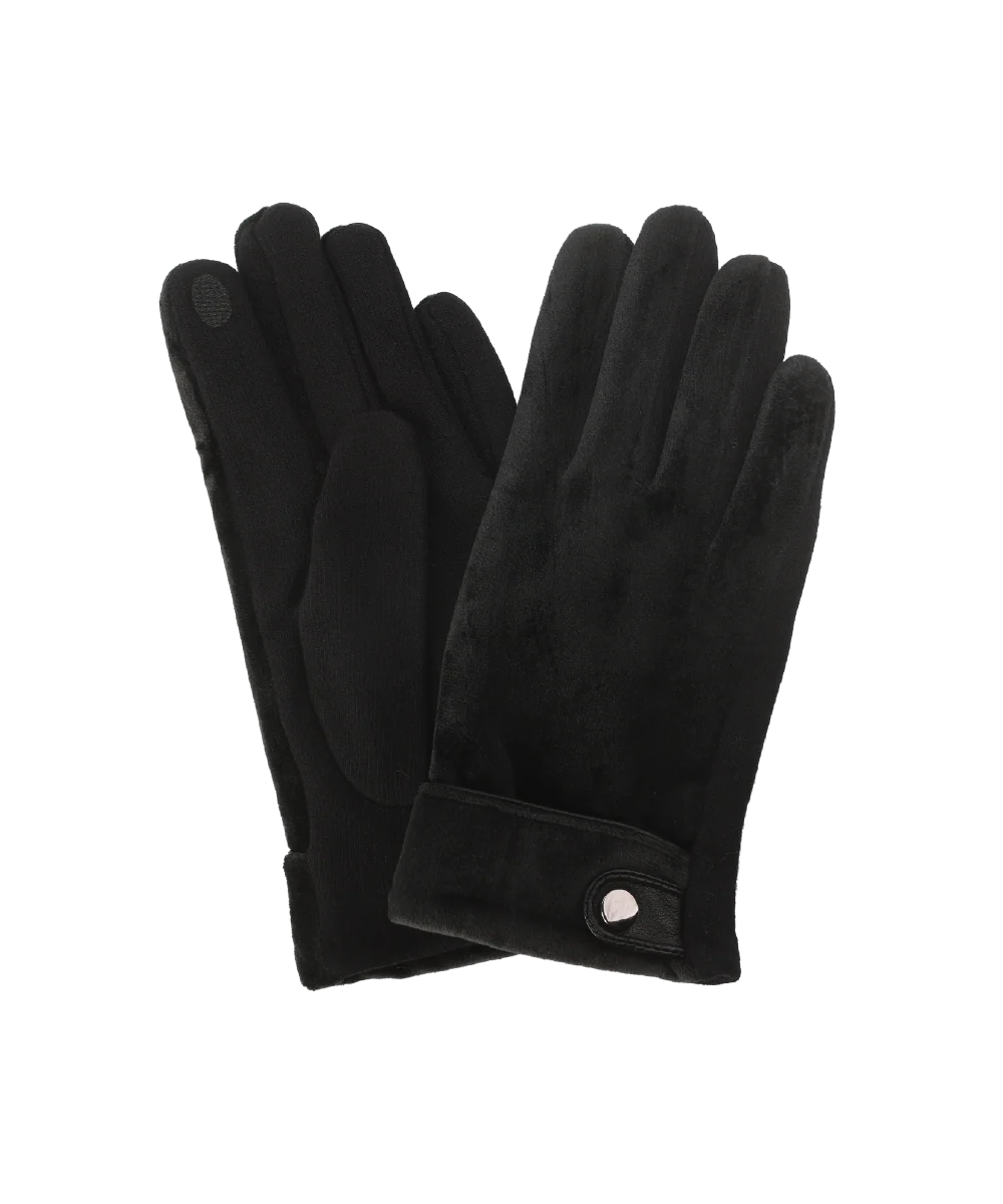 Men's Basic Warm Gloves in Black