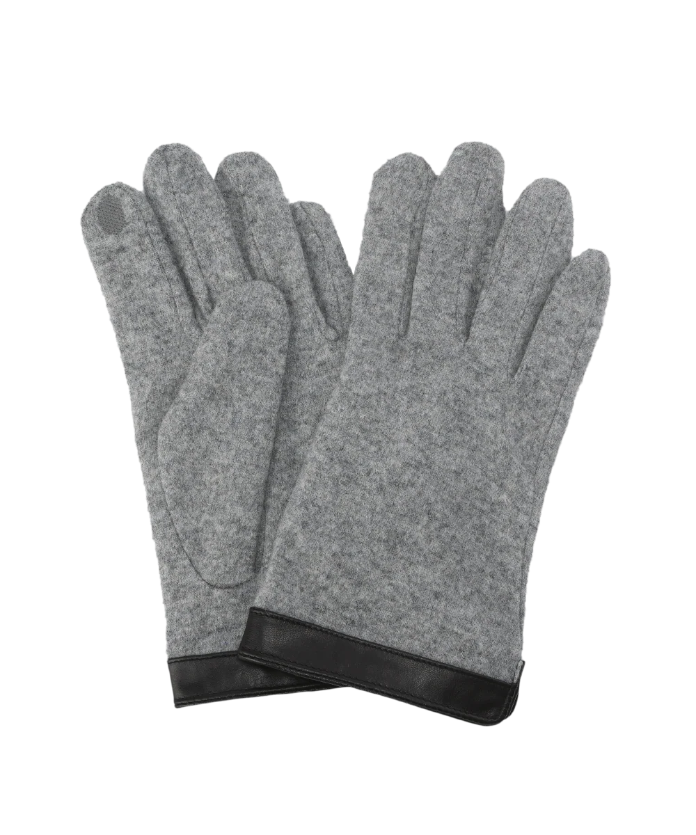 Men's Wool Gloves in Grey GV23144