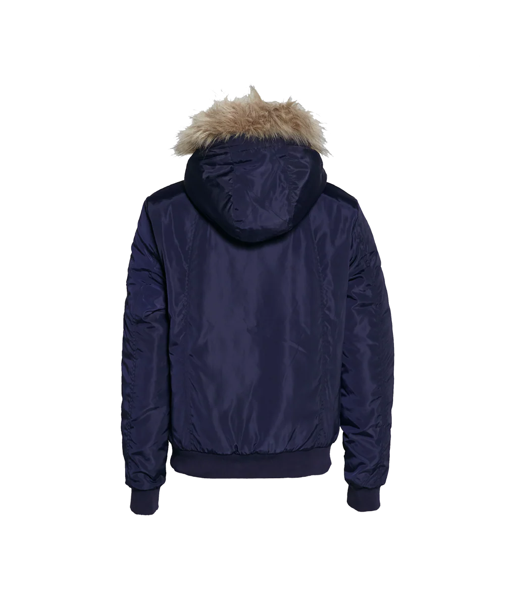Women’s Padded Jacket With Faux Fur Trim - Image 2