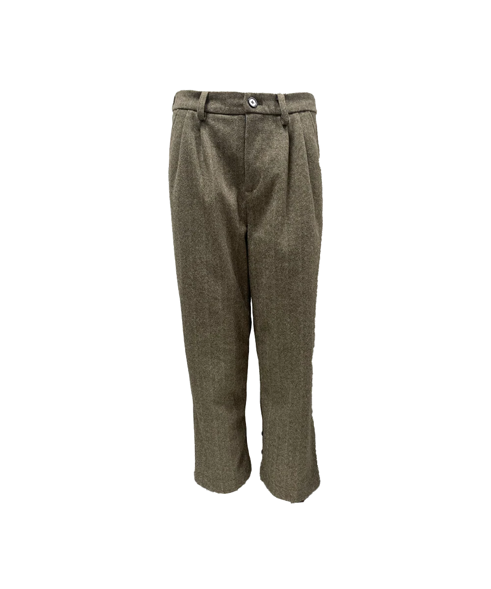 Pleated Straight Leg Pants - FPW23235