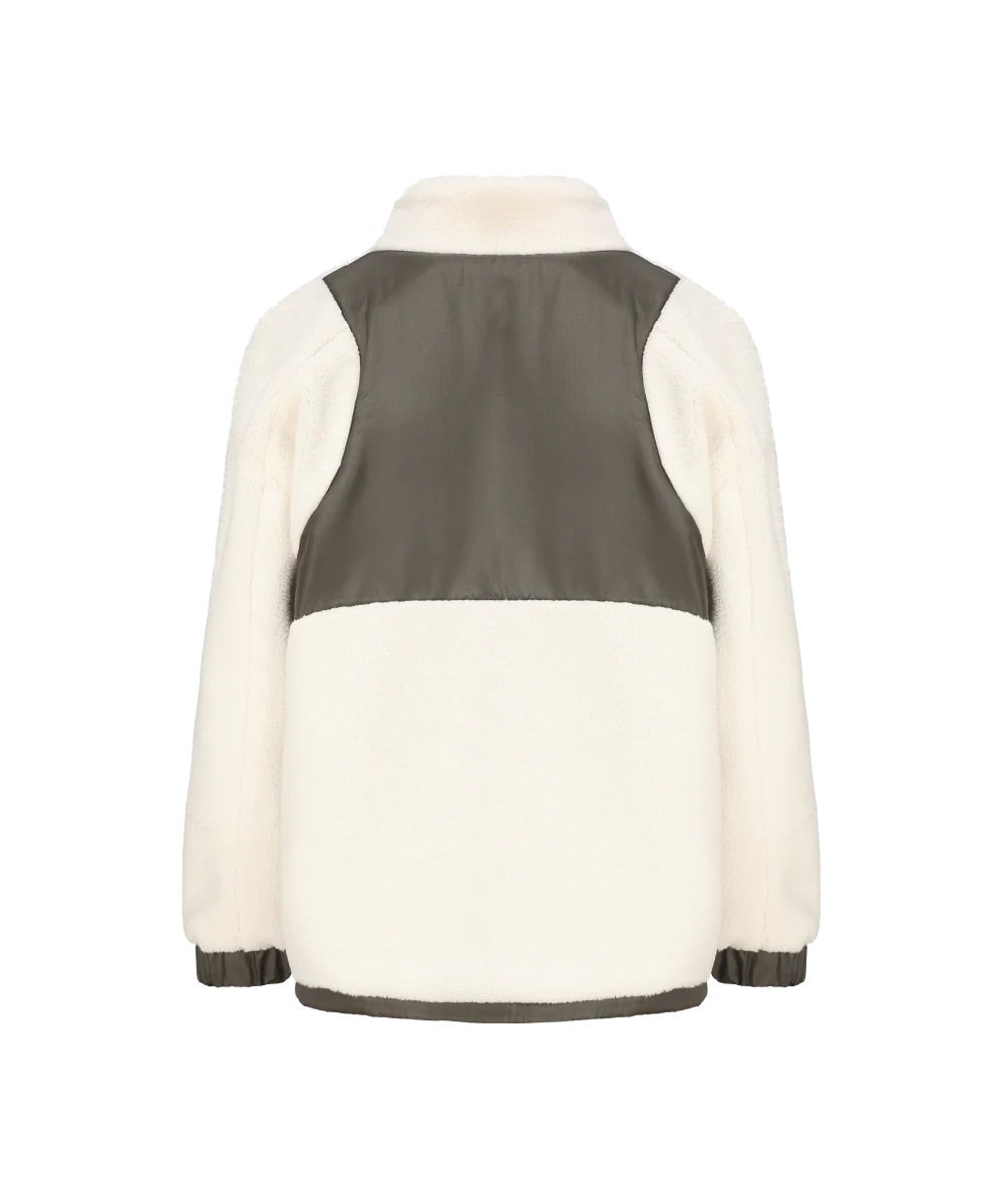 Reversible Mock Neck Fleece Jacket - FJ23249 - Image 2