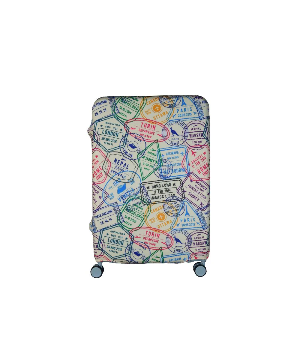 Travel Accessories Print Luggage Cover