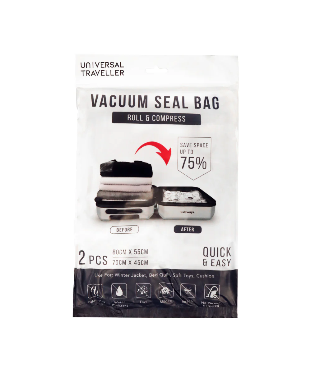 Universal Traveller Luggage Vacuum Bag 2IN1