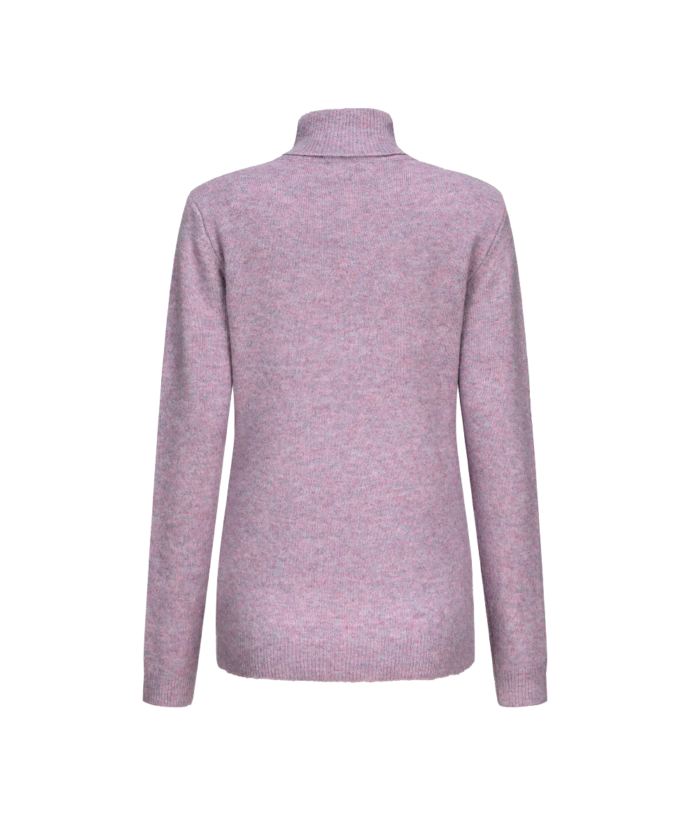 Women's Turtleneck Sustainable Knitted Sweater KSW23116 - Image 5