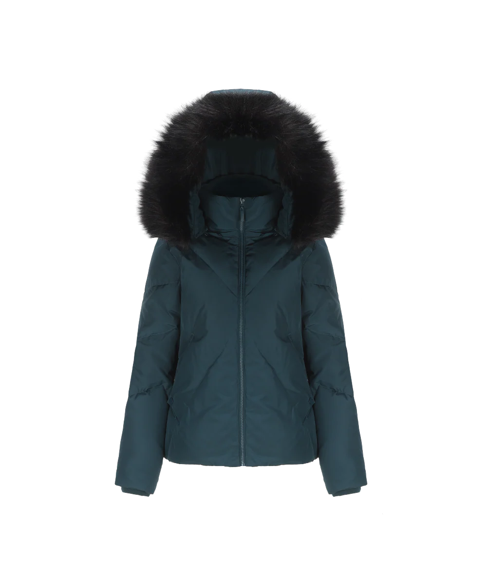 Women's Down Jacket with Embroidered Logo - Image 5