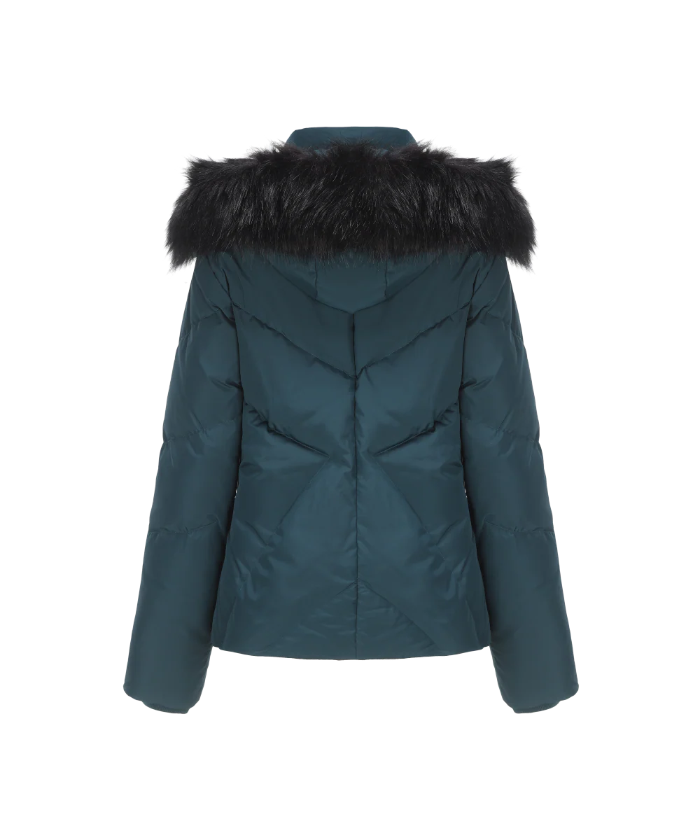 Women's Down Jacket with Embroidered Logo - Image 6