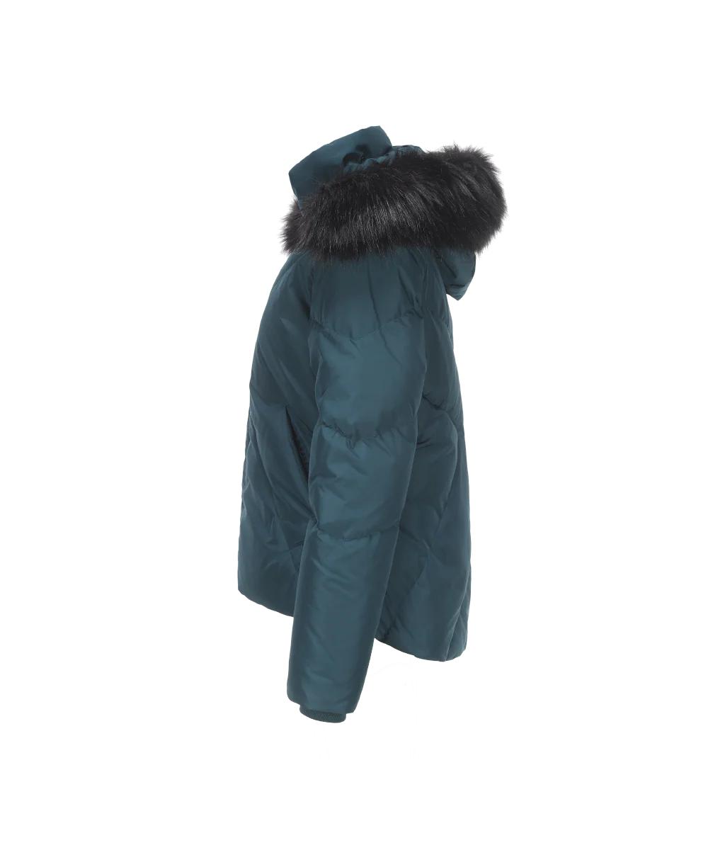 Women's Down Jacket with Embroidered Logo - Image 7