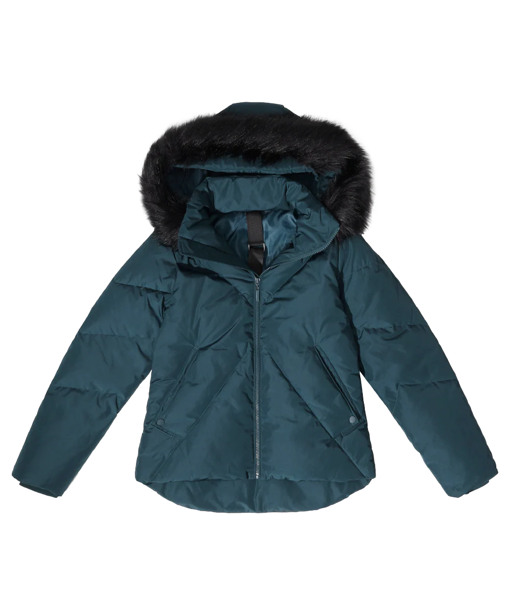 Women's Down Jacket with Embroidered Logo - Image 8