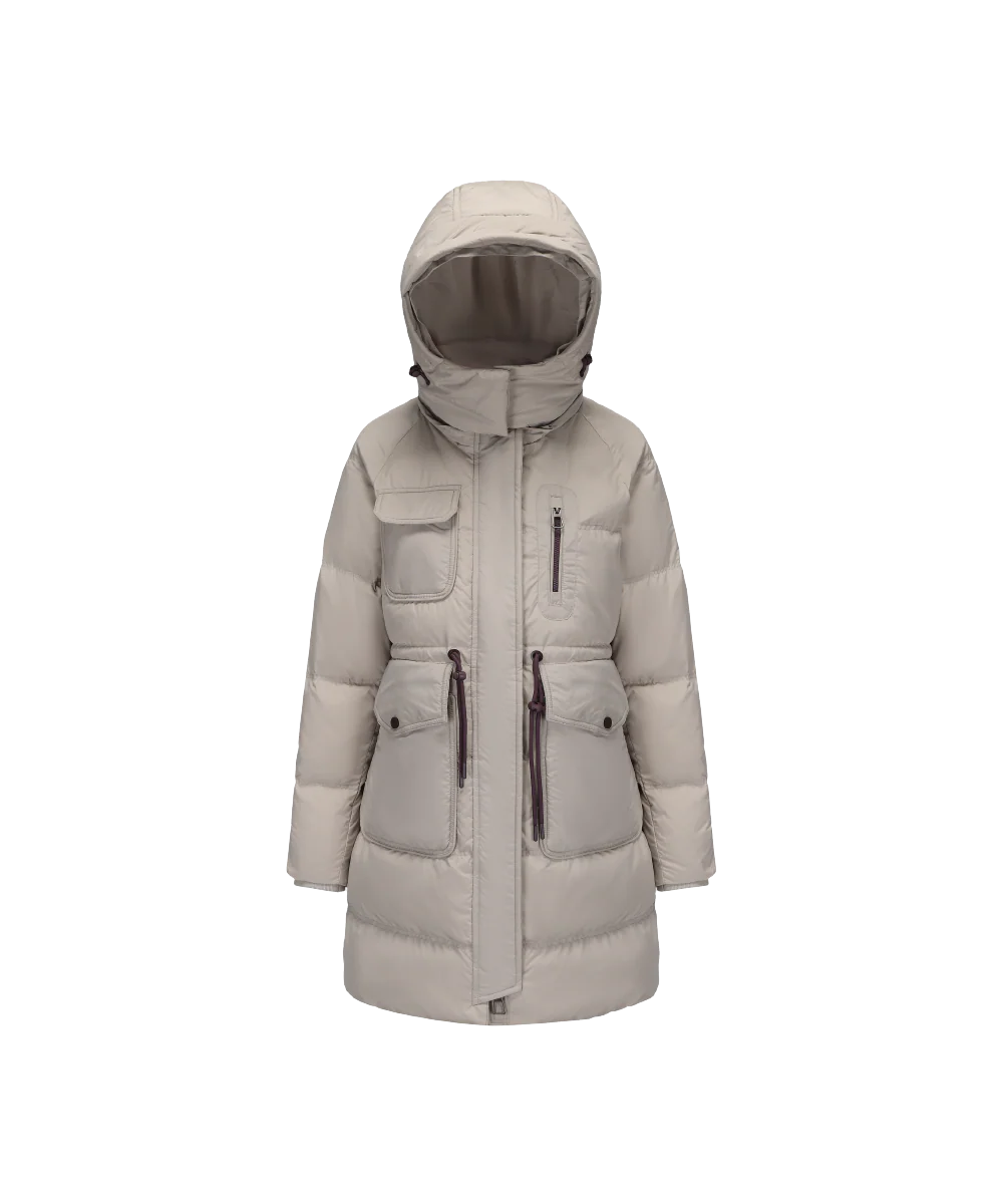 Women's Faux Fur-Trimmed Down Jacket - Image 15
