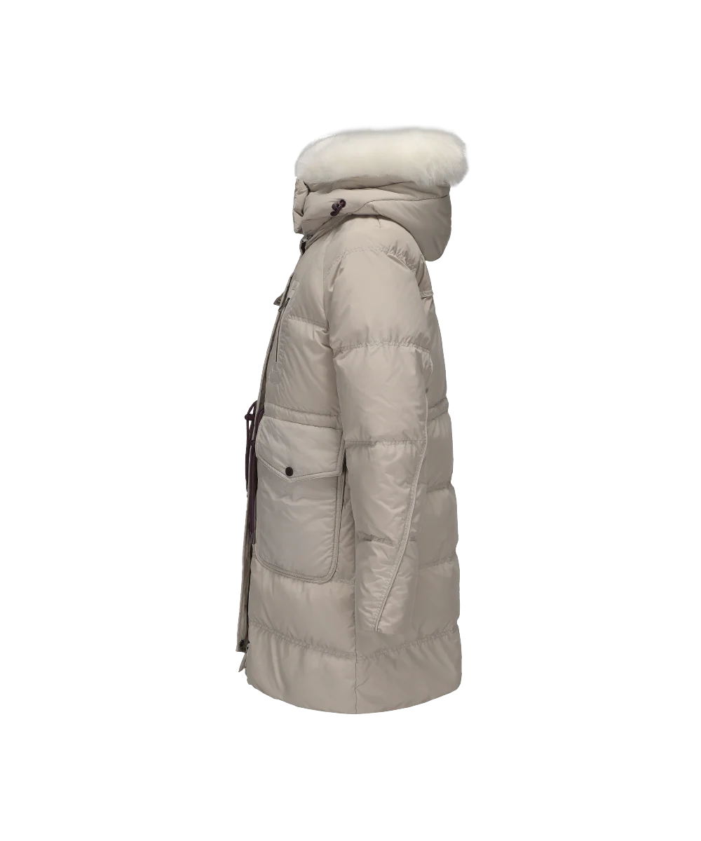 Women's Faux Fur-Trimmed Down Jacket - Image 19