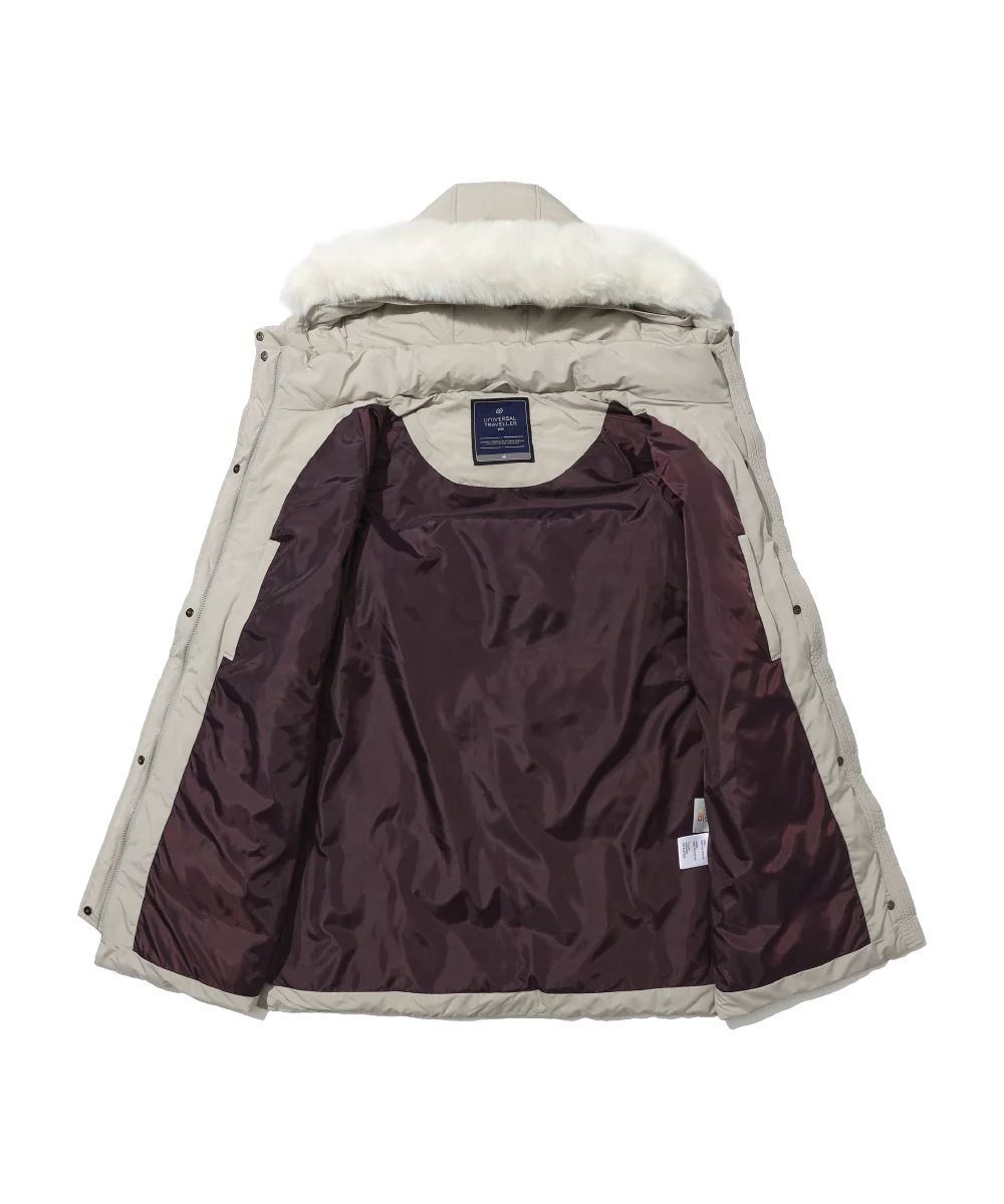 Women's Faux Fur-Trimmed Down Jacket - Image 20