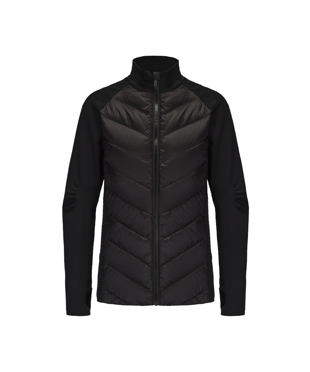 Women's Slim-Fit With Knitted Sleeves Down Jacket - Image 11