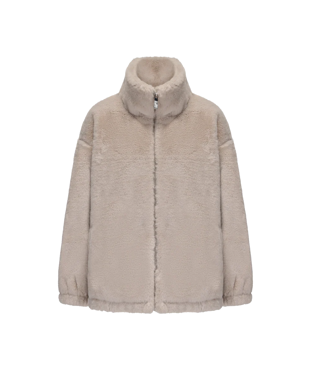 Women's Fluffy Faux Fur Fleece Jacket