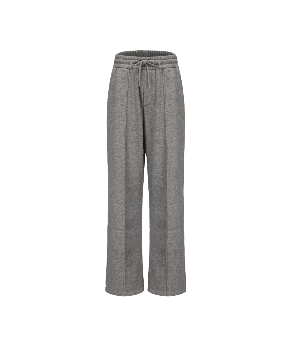Unisex Wide Leg Fleece Pants