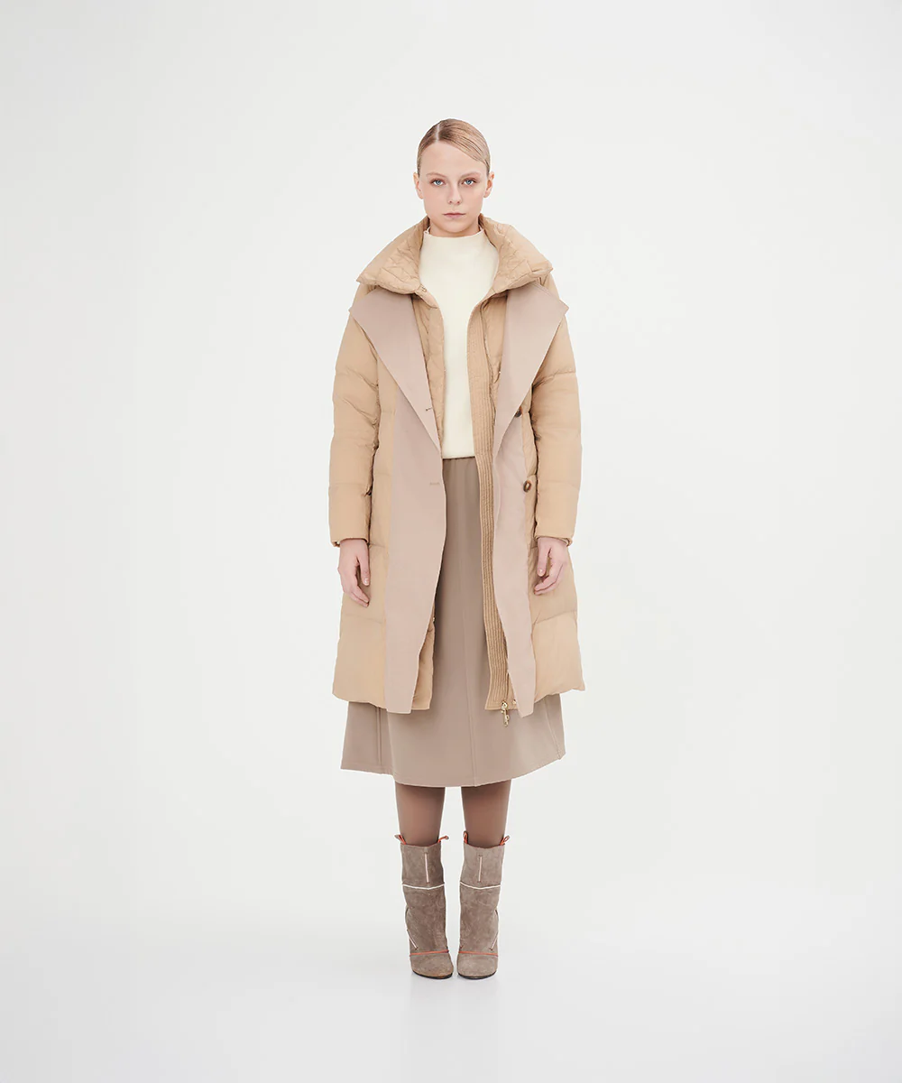 Women's High Collar Goose Down Jacket - Image 10