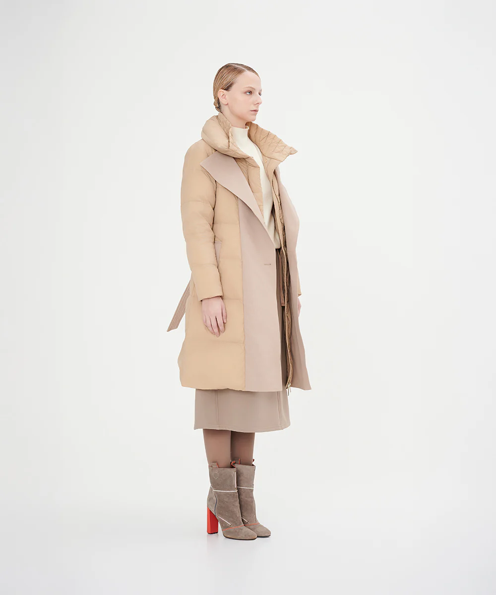 Women's High Collar Goose Down Jacket - Image 12