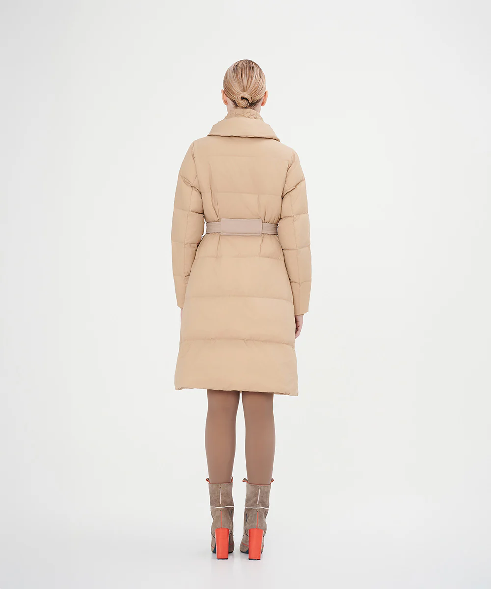 Women's High Collar Goose Down Jacket - Image 4