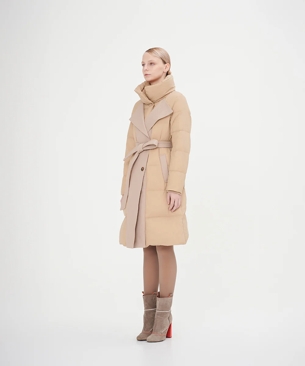 Women's High Collar Goose Down Jacket - Image 6