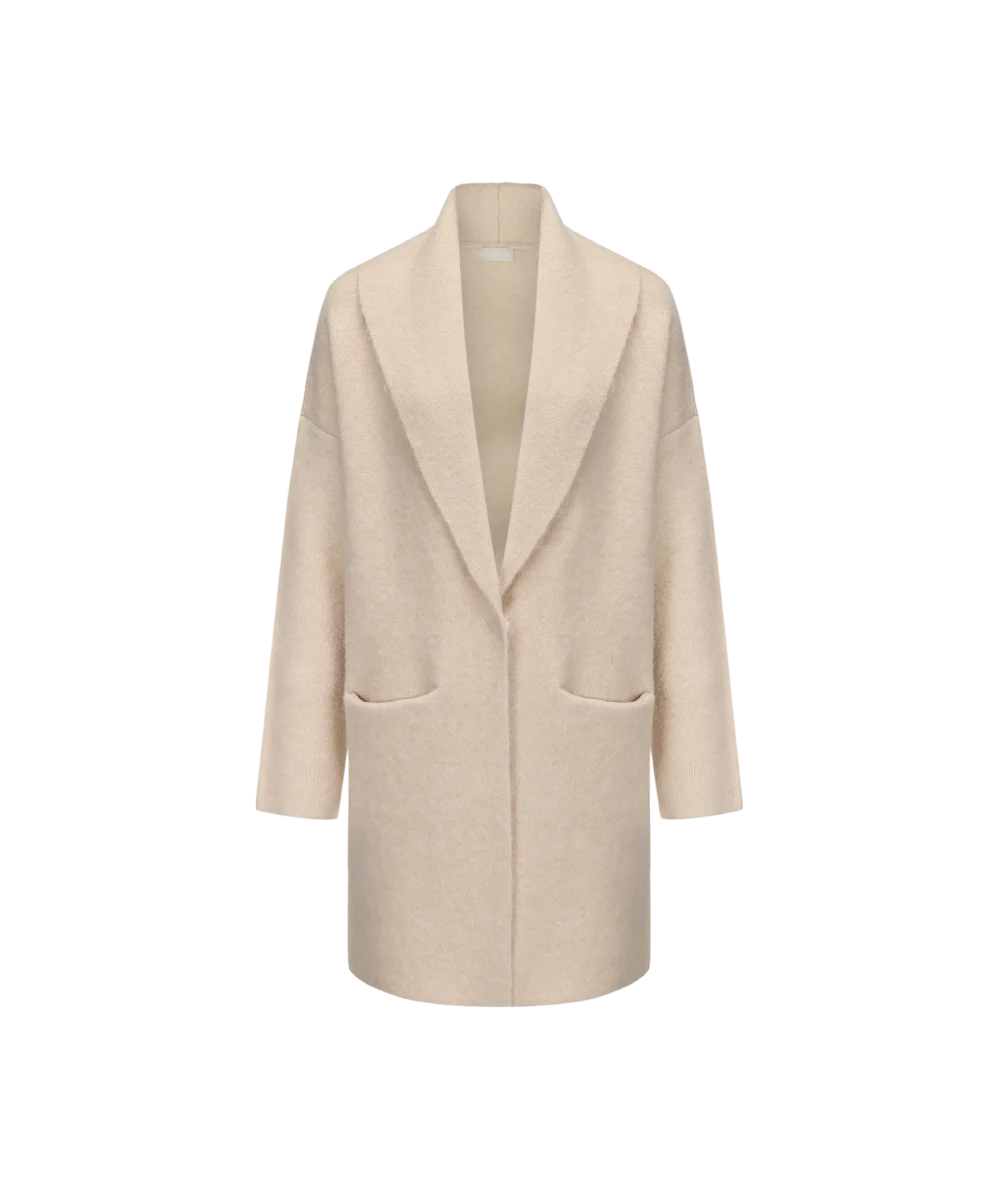Women's Shawl Collar Knitted Cardigan