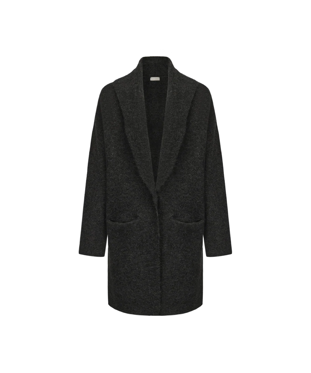 Women's Shawl Collar Knitted Cardigan - Image 4