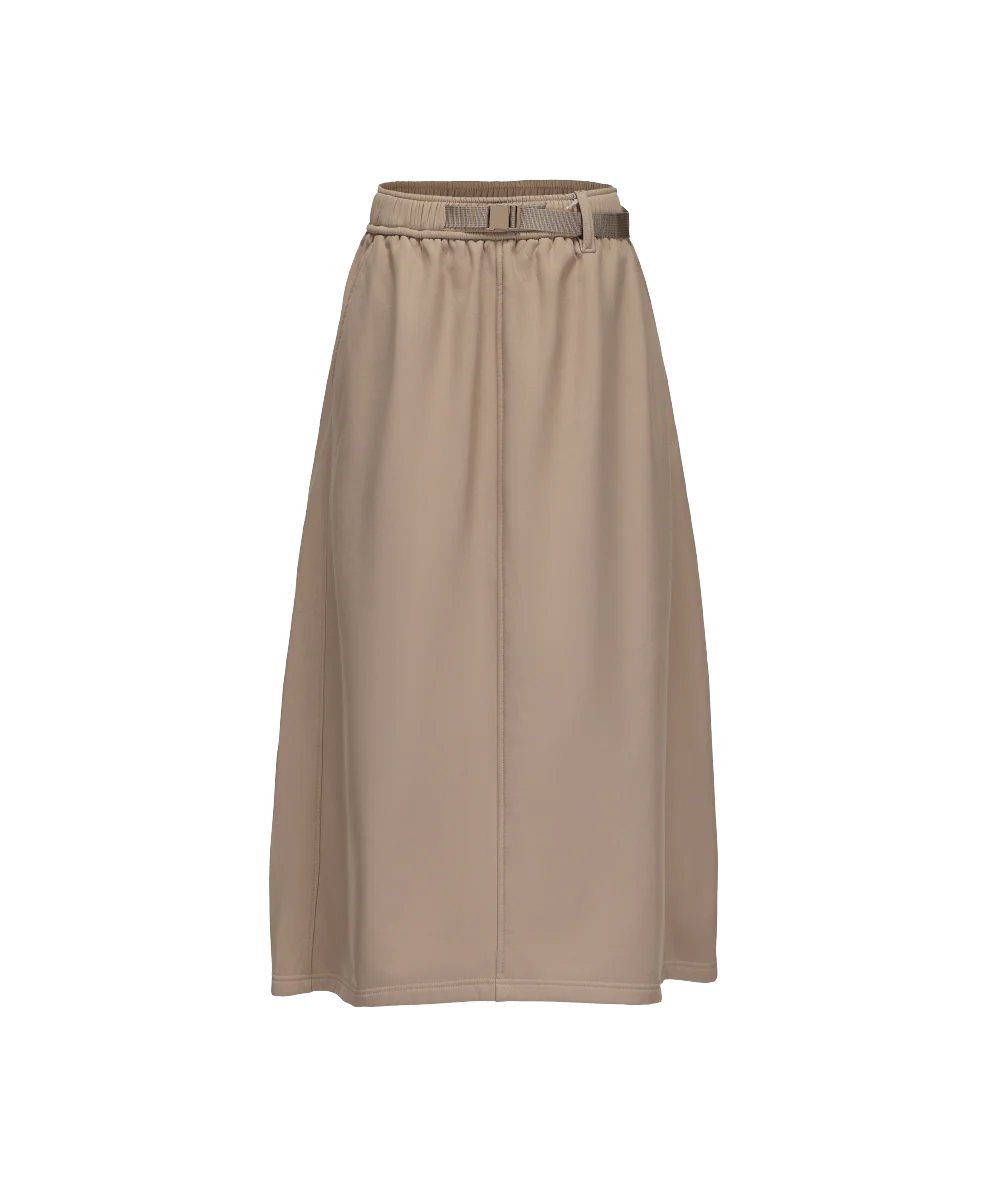 Women's Bonded Fleece Knitted Skirt