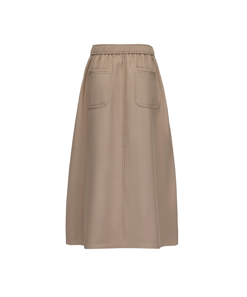 Women's Bonded Fleece Knitted Skirt - Image 2
