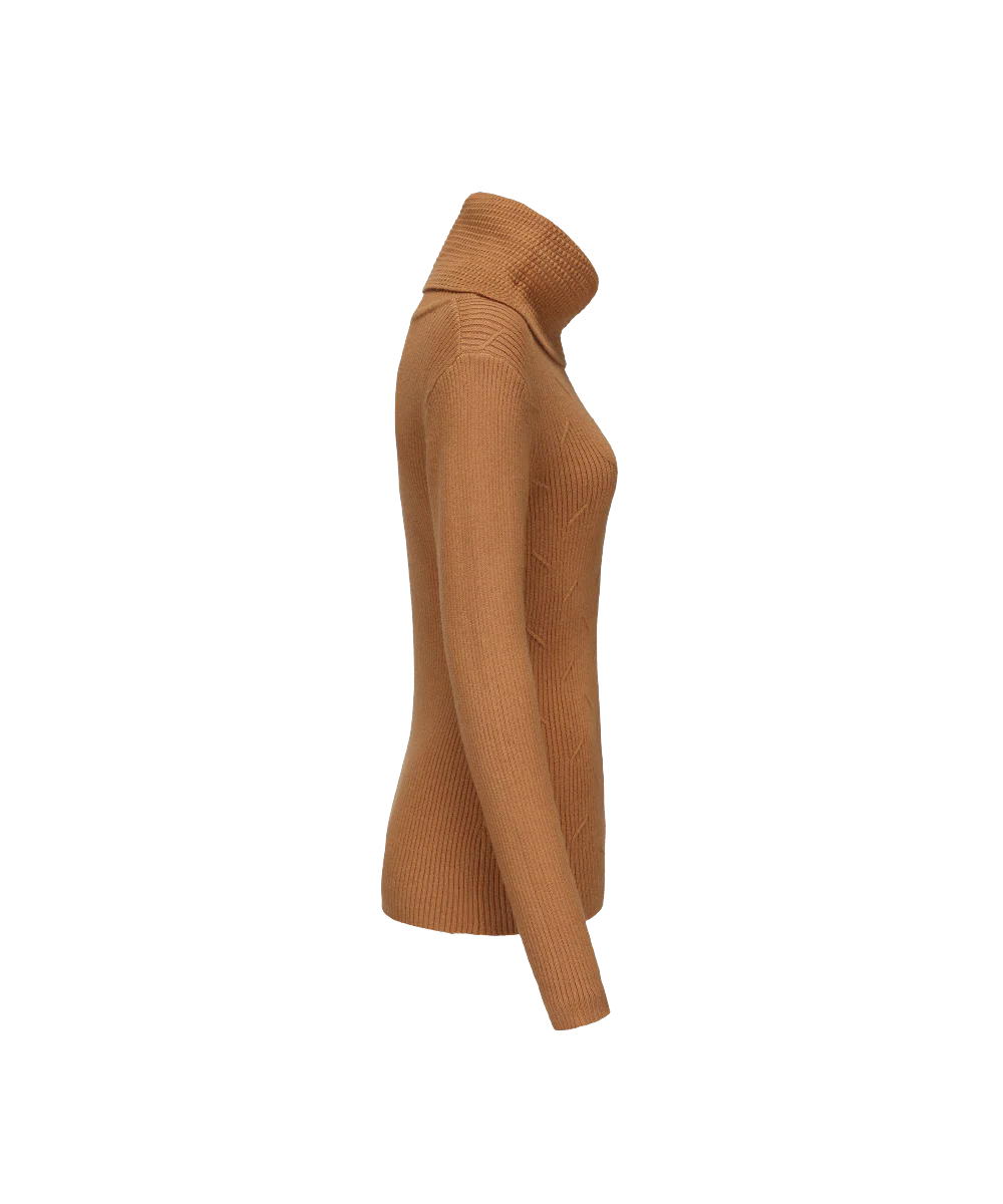 Women's Turtleneck Knitted Sweater - Image 3