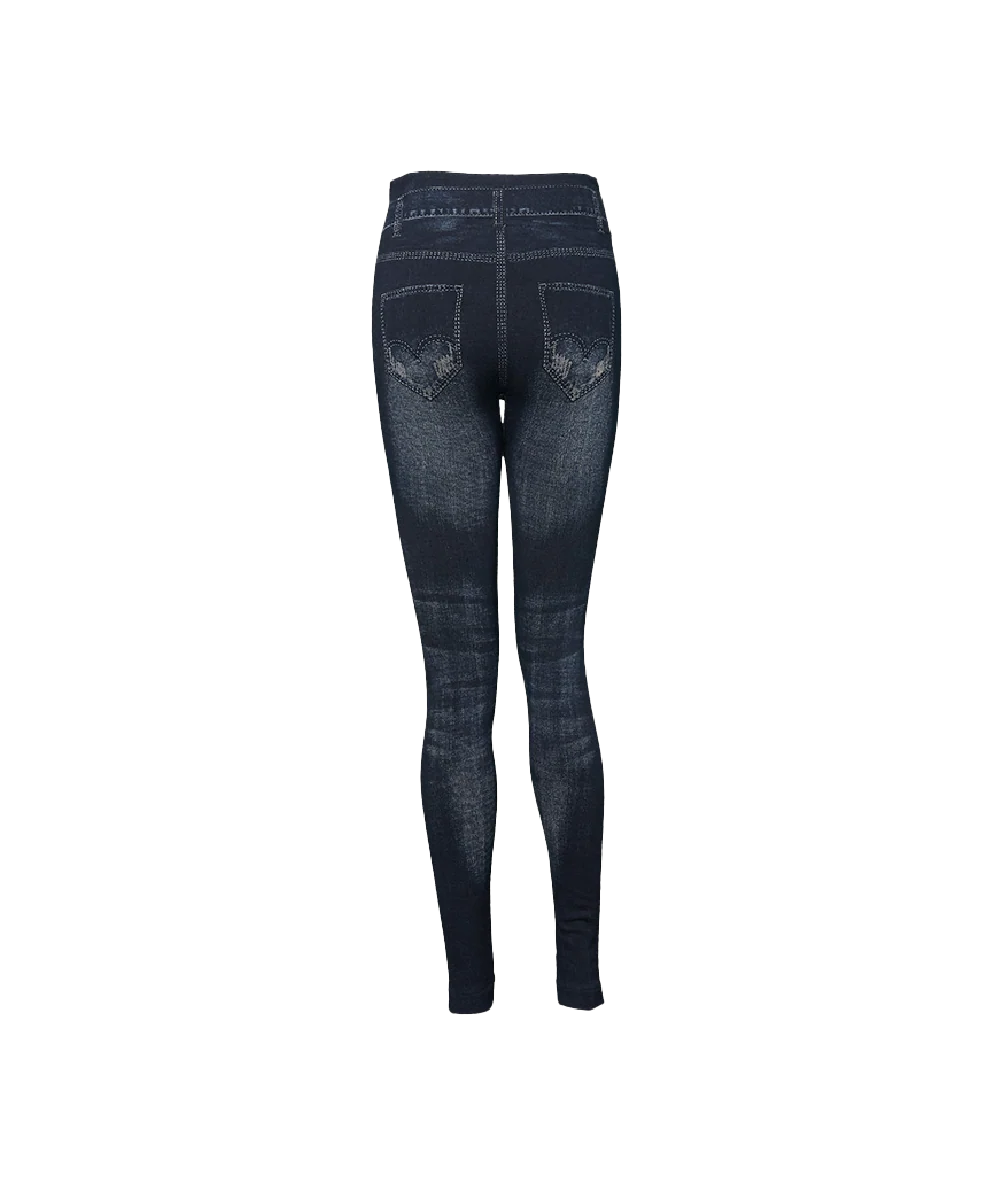 Women's Light Denim Embroidery Fleece Jennings - Image 2