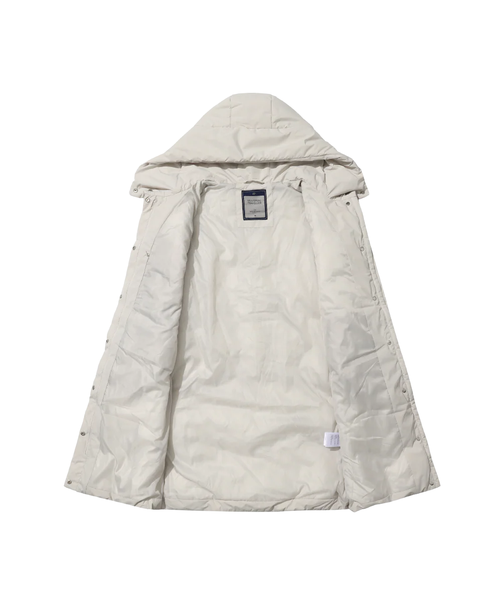 Women's Mid-Length Hoodie Padded Jacket - Image 5