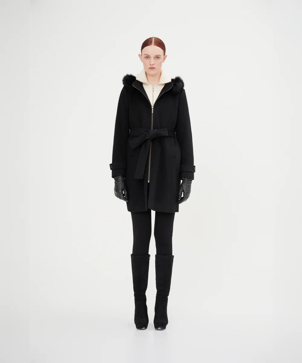 Women's Premium Cashmere Coat - Image 2